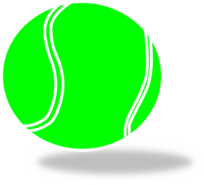 Tennis Ball clip art - vector clip art online, royalty free ...