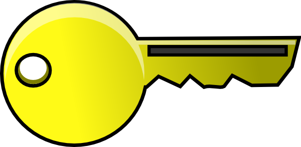 clip art of a key
