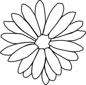 Daisy clip art - vector clip art online, royalty free & public domain