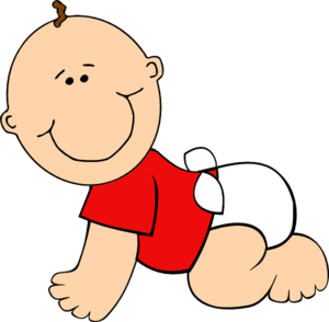 Red Baby clip art - vector clip art online, royalty free & public ...