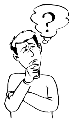 Cartoon People Thinking