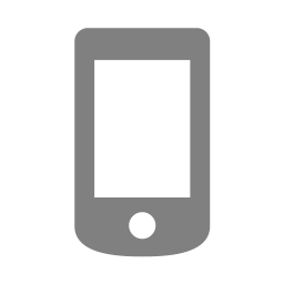 Gray mobile phone 8 icon - Free gray mobile phone icons