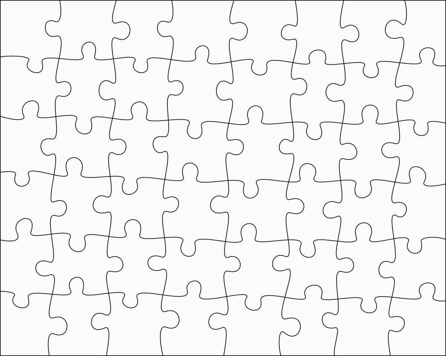 Printable blank puzzle