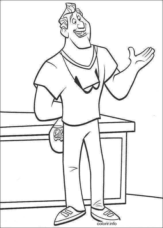Imagem para colorir A Procura de Nemo