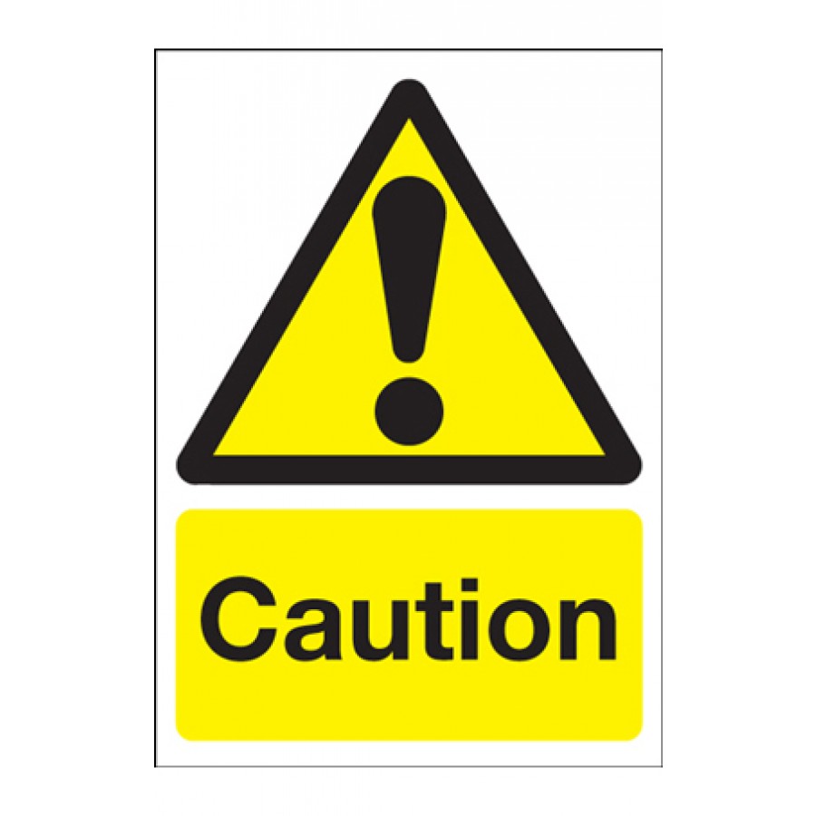 A4 Caution Sign - Hazard Safety Signs - Signs & Wall Charts ...