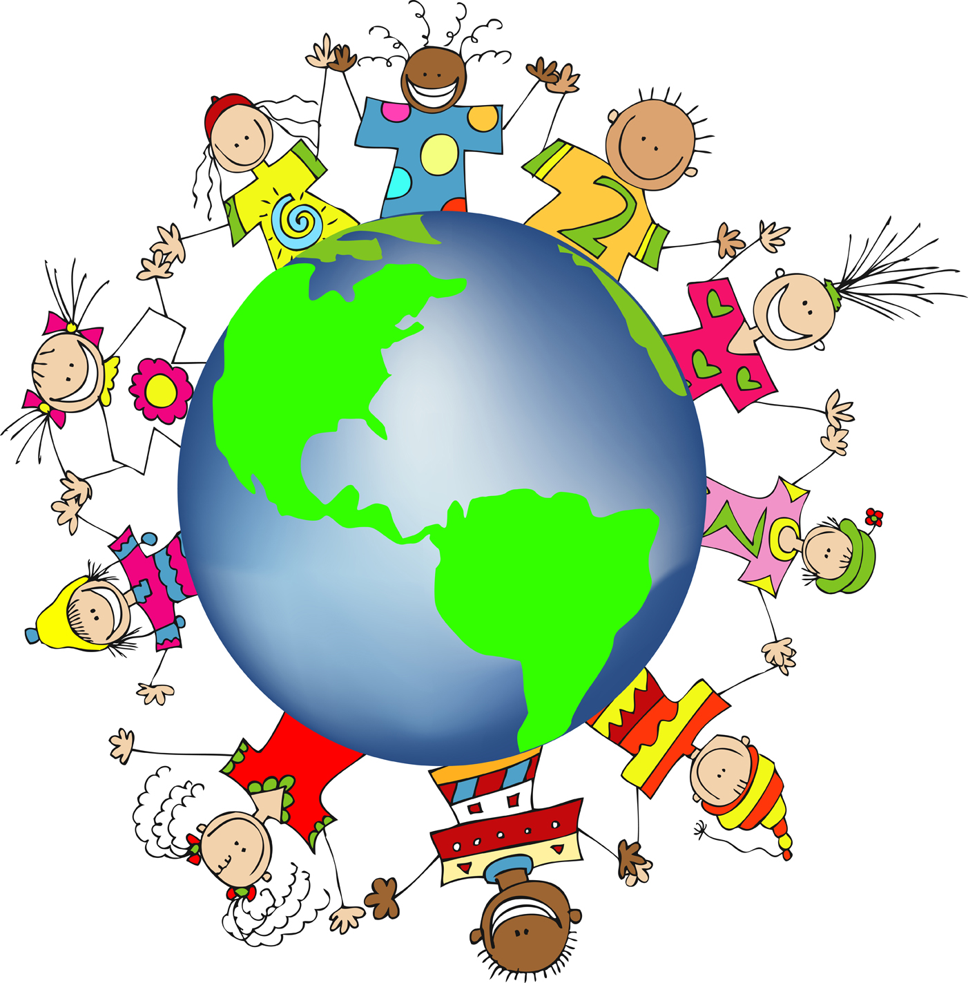 World Globe Map Clipart