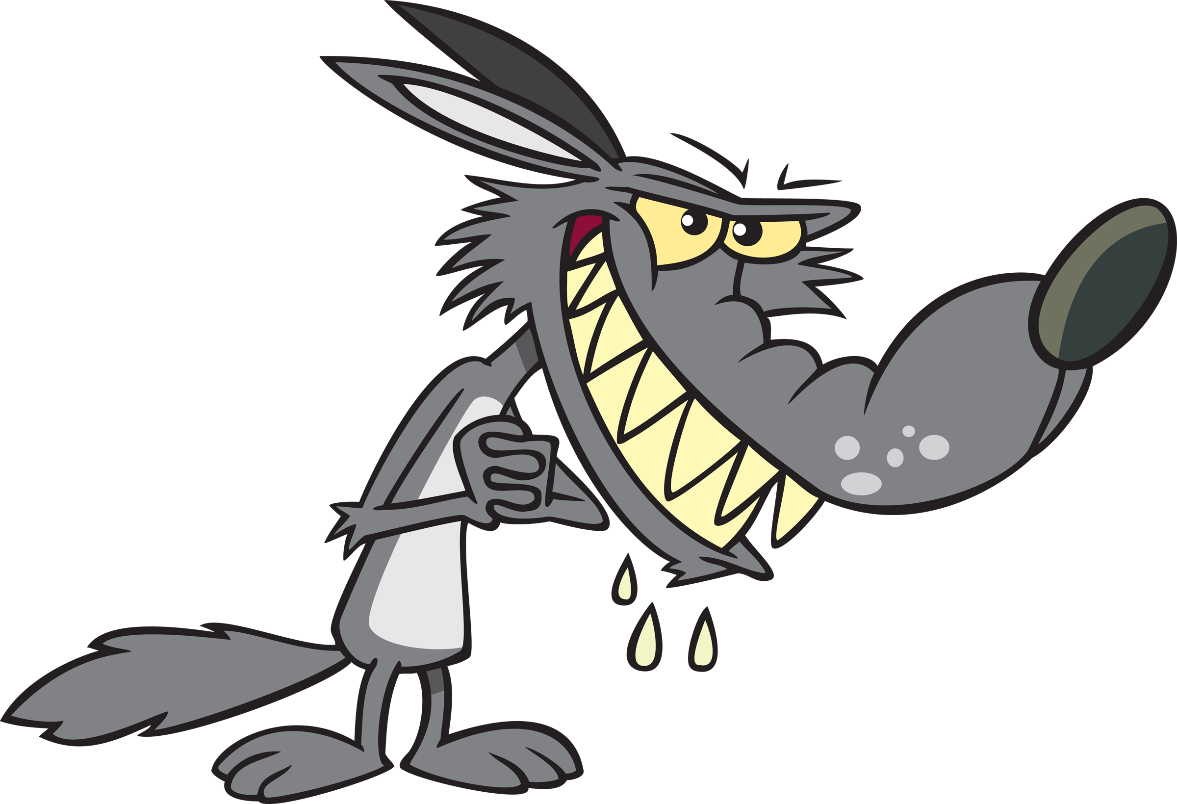 Wolf cartoon clipart