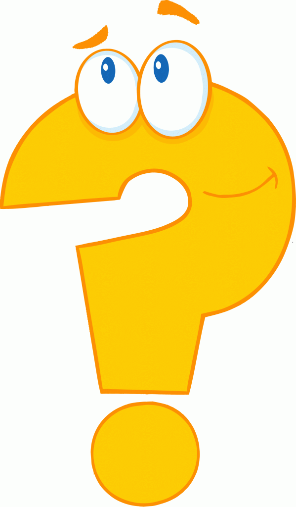 Yellow question mark clipart