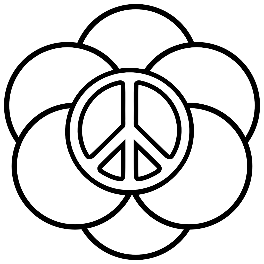 Free Printable Peace Sign Coloring Pages - AZ Coloring Pages