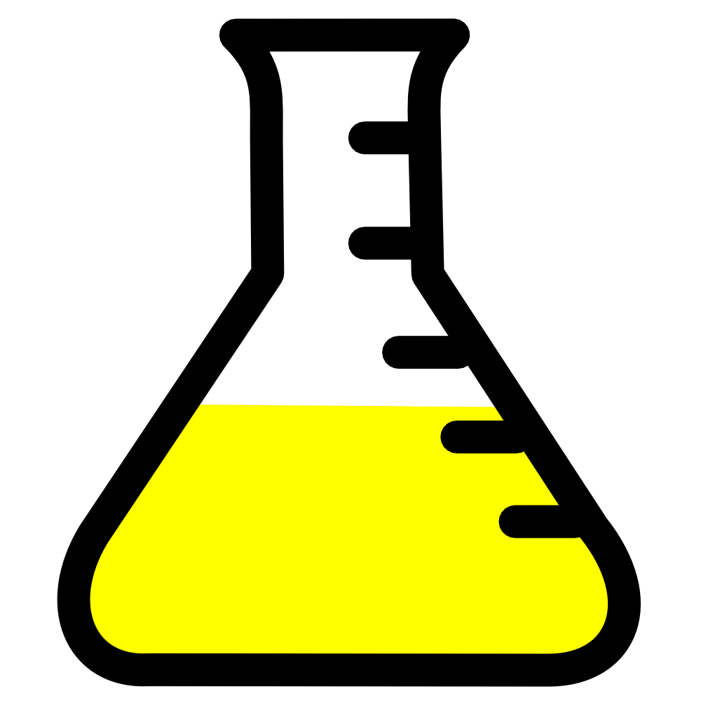 Chemistry flask clip art