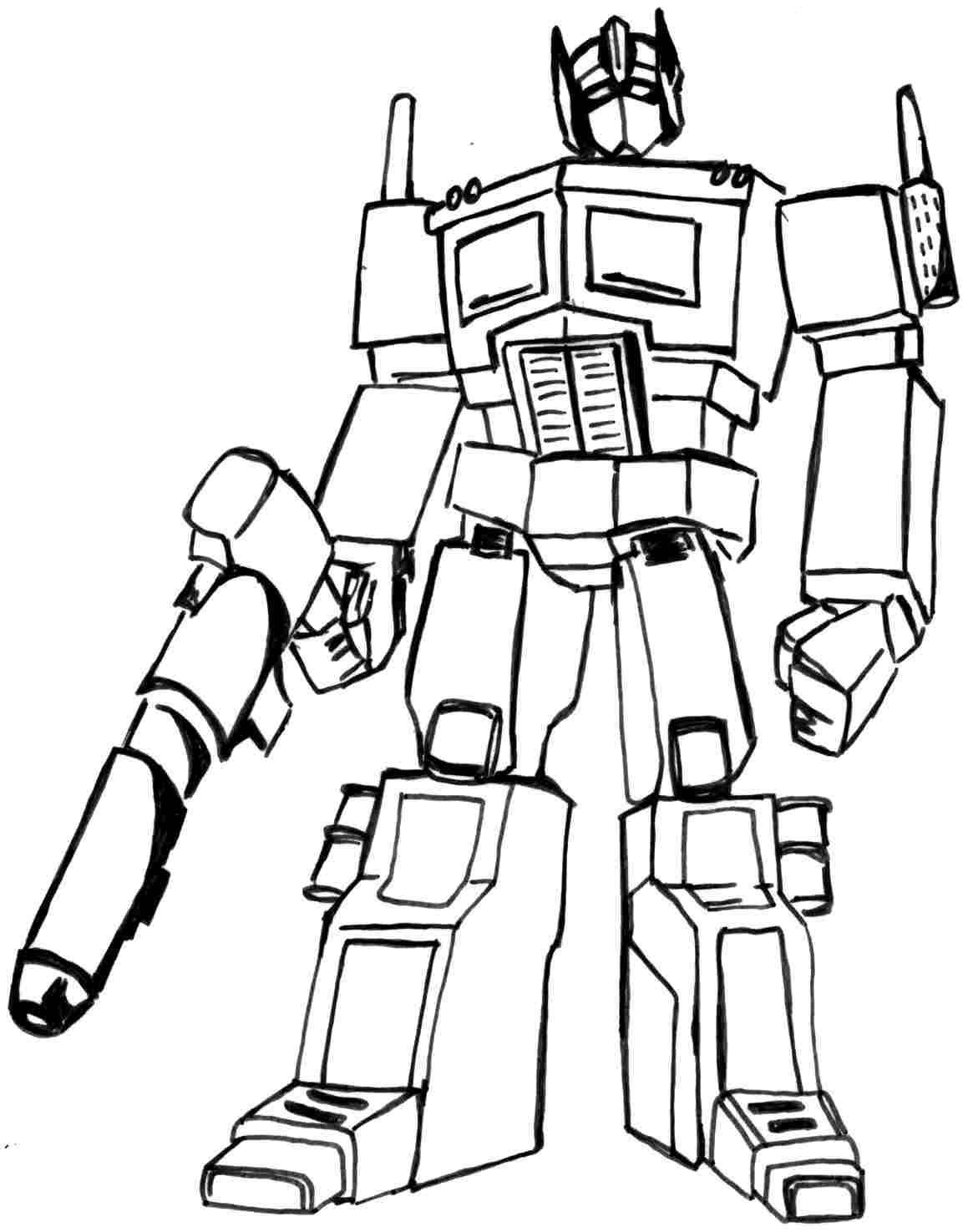 Printable Transformer Coloring Pages | Coloring Me