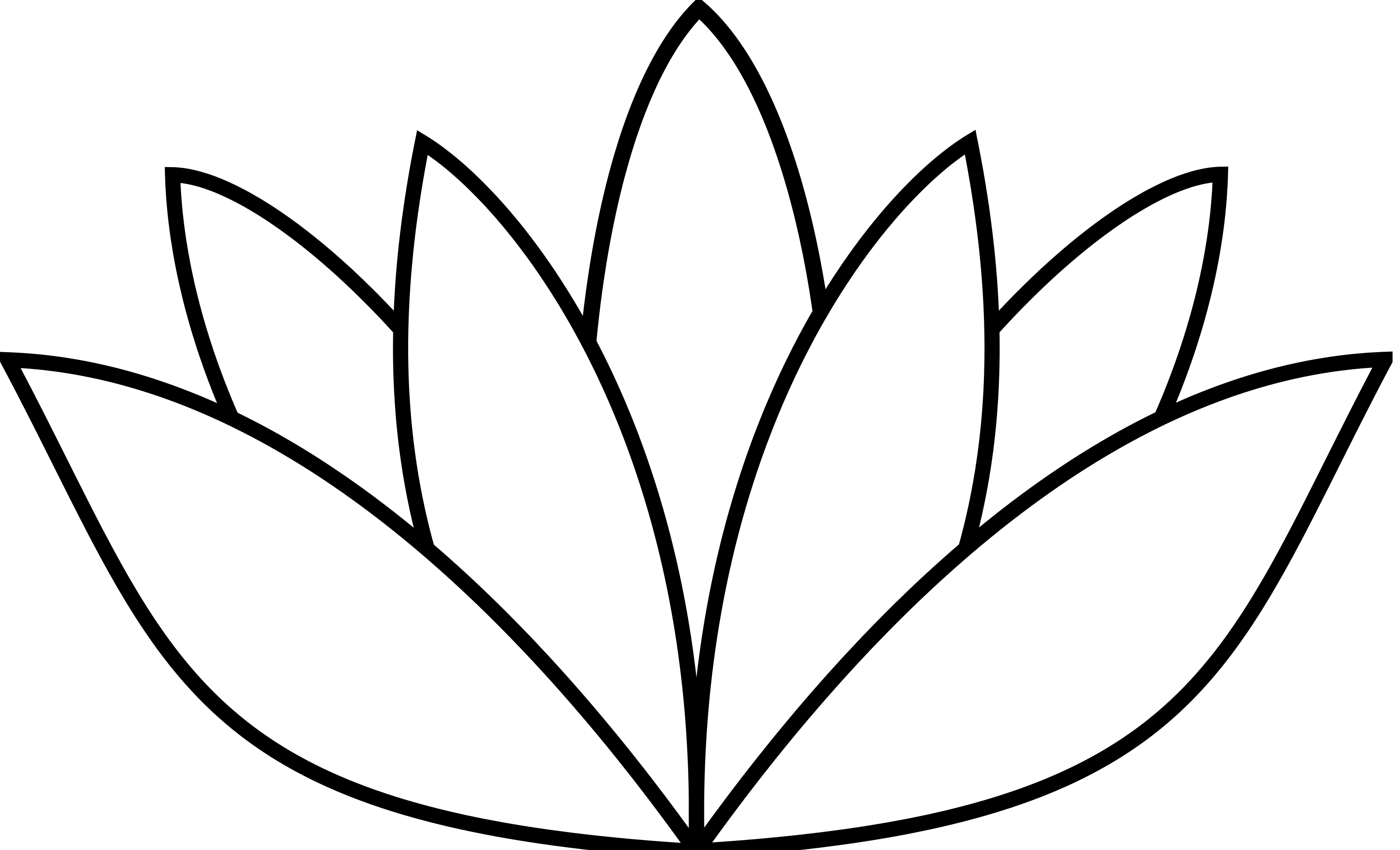 Lotus Flower Line Drawing