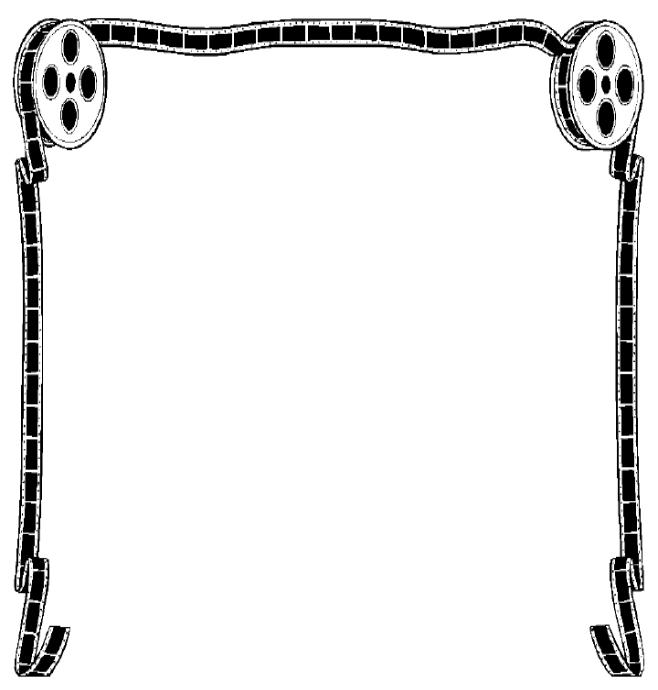 Movie Border Clipart - Free Clipart Images