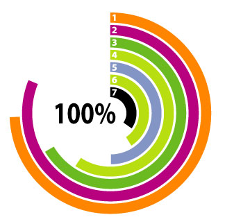 CLIPART CIRCLE GRAPHIC | Royalty free vector design