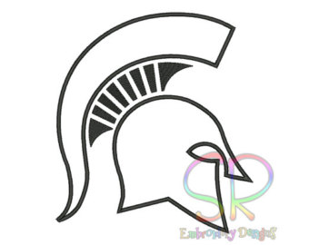 Spartan applique | Etsy