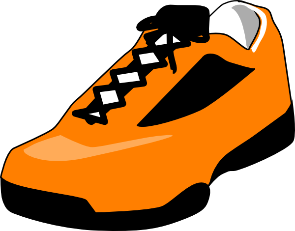 Cartoon Tennis Shoe Clipart