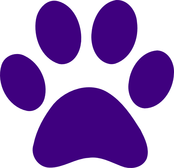 Tiger Paw Print Clipart