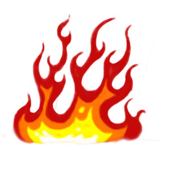 Draw flames - Drawing Factory