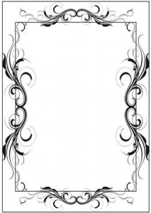 Fanciful Flourish Frame - Sentimentally Yours Clear Stamp by Phill ...