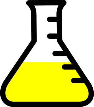 laboratory test tube - vector Clip Art