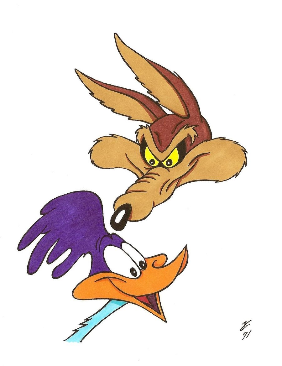 Roadrunner cartoon free clipart