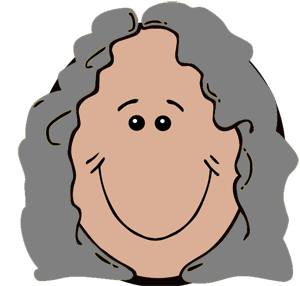 Grandpa face clipart