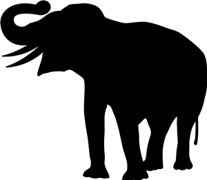 Elephant Stencil | Elephant Stencil s | Shape Stencil | Shape Stencils