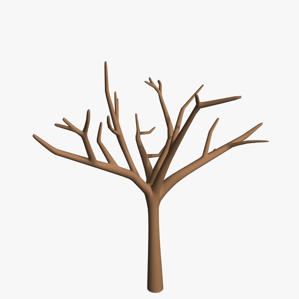 3d model cartoon tree