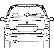 Citroen xara picasso back view in AUTOCAD DRAWING | BiblioCAD