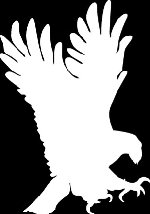 Silhouette Of Eagle Flying - ClipArt Best
