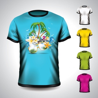 T-shirt in white, grey and black for men and women Vector | Free ...