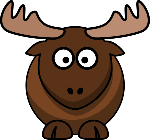 Free christmas moose clipart - ClipartFox