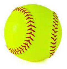 Pink softball clip art vector - Vergilis Clipart