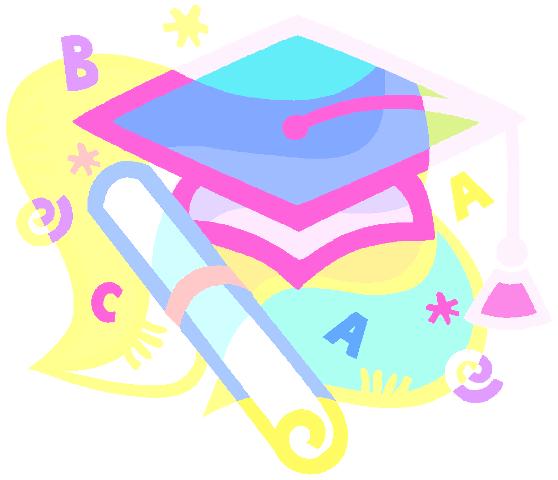 Graduation background clipart