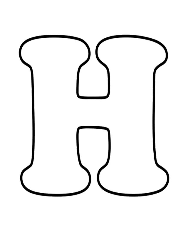 H Letter Drawing - ClipArt Best