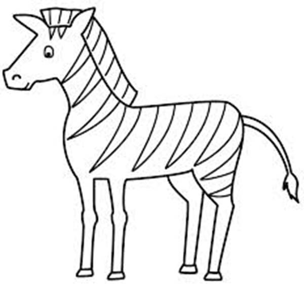 Coloring Pages Draw A Zebra - Pipress.net