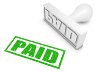 Red Paid Stamp stock photos - FreeImages.com