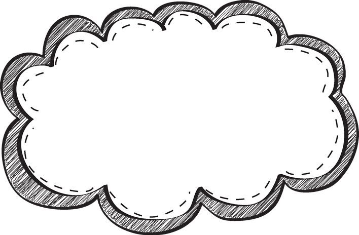 Black and white border clipart