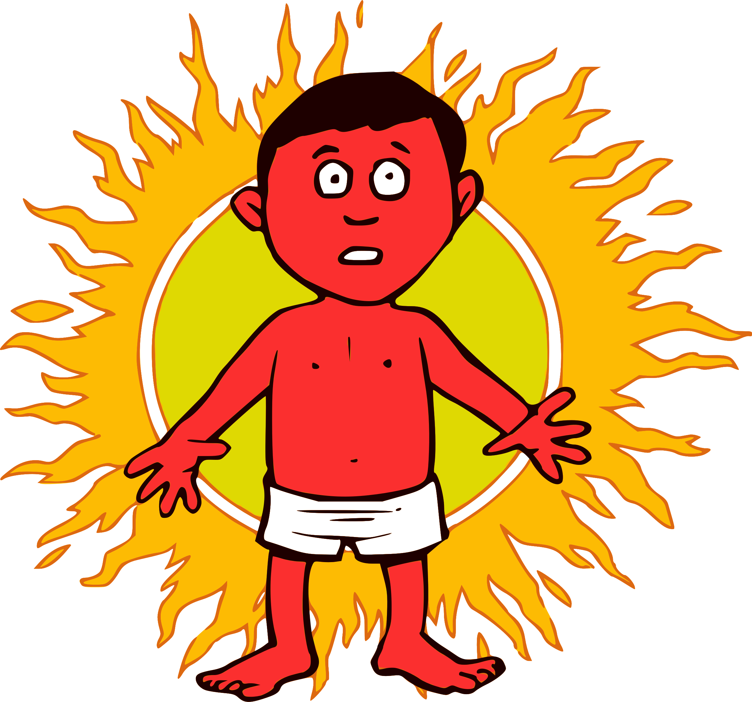 Sunburn Clipart | Free Download Clip Art | Free Clip Art | on ...