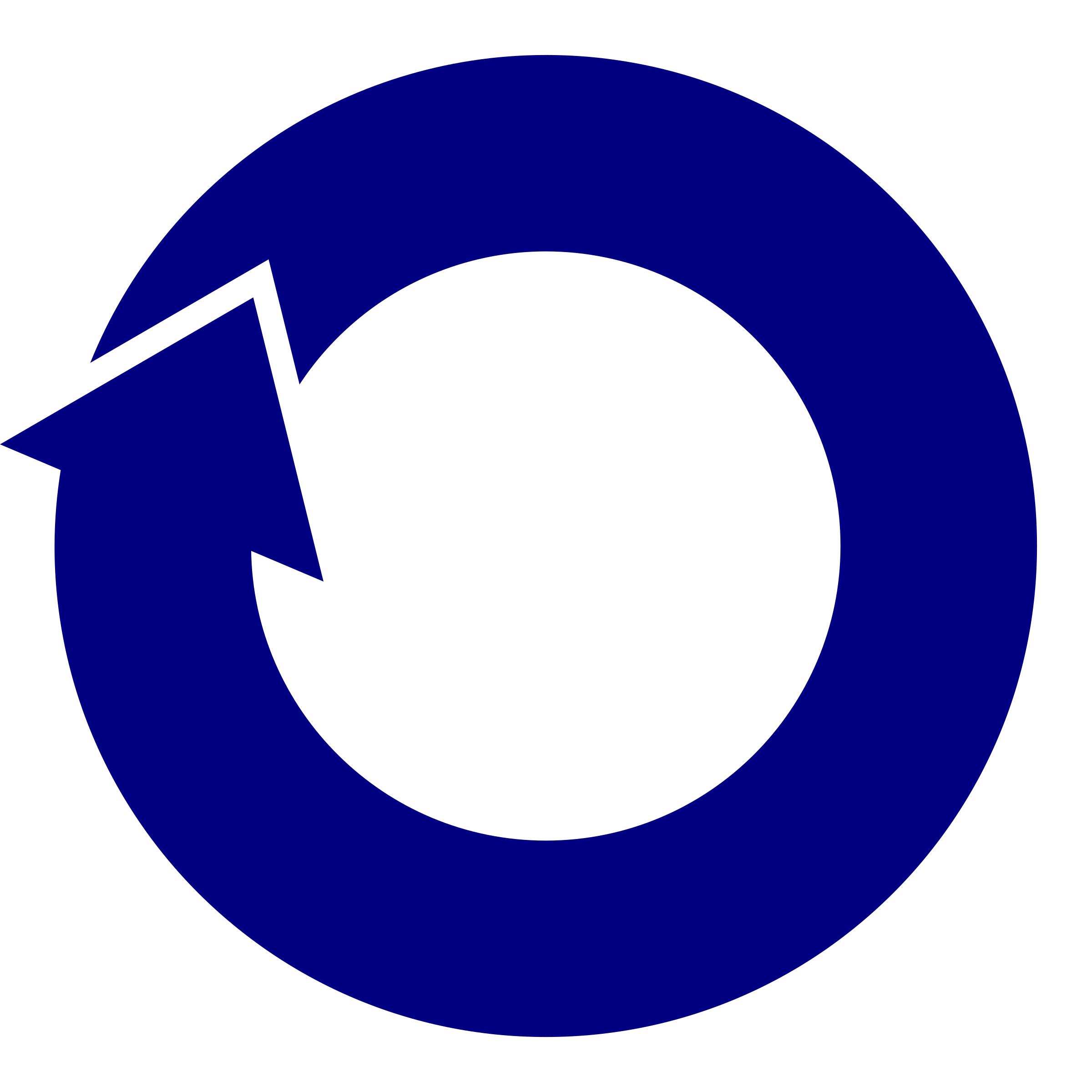 Arrow through circle clipart