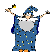 Kid wizard clipart