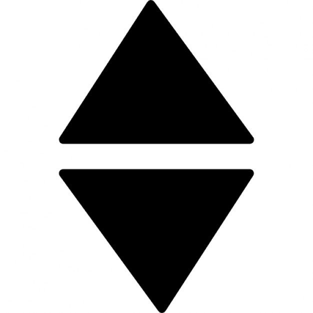 Up and down arrows triangles Icons | Free Download