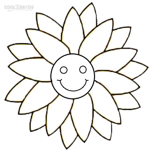 Smiley Face Coloring Pages - Syougit.com