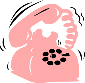 Pink Phone clip art - vector clip art online, royalty free ...