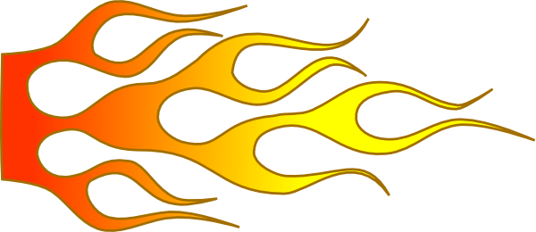 Racing Flame Clip Art - vector clip art online ...
