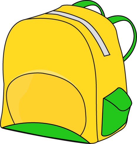 School Backpack Clipart - Free Clipart Images