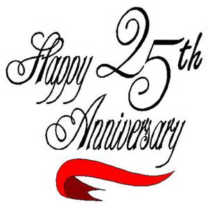 25th Wedding Anniversary - ClipArt Best