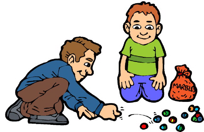 Children playing together clipart