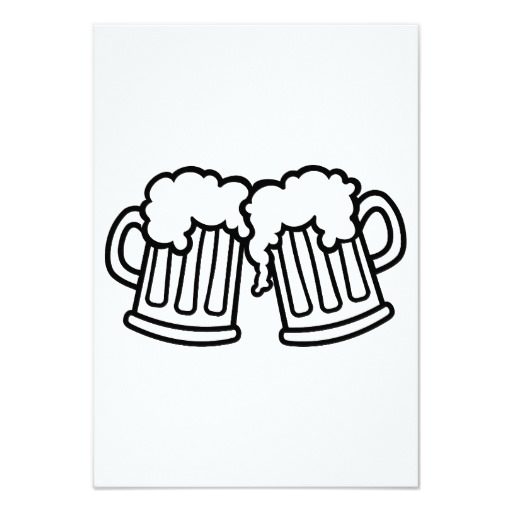 Beer mugs cheers clipart