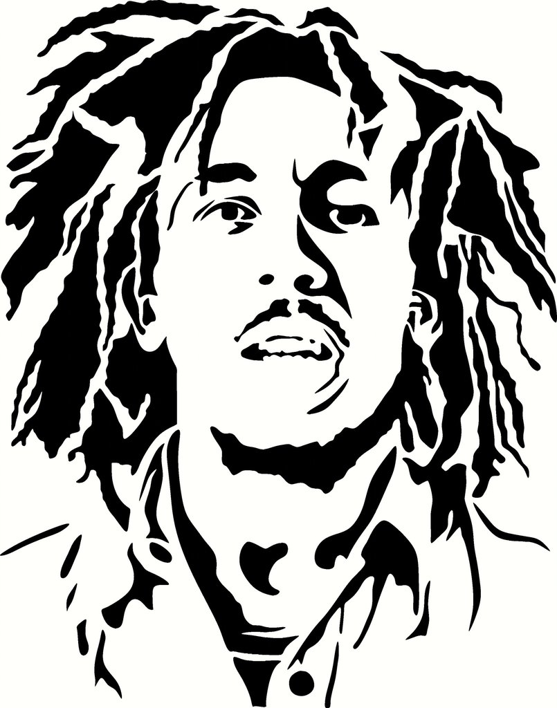 Young Bob Marley Vinyl Decal Graphic - Choose your Color and Size ...